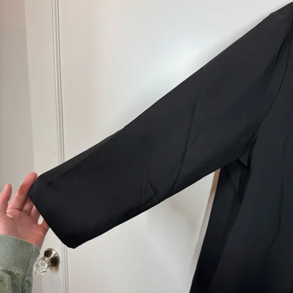 Tuckernuck Pomander Place Black Faye Blouse High Neck Ruffle Back Bow Size XXXL - Picture 3 of 8